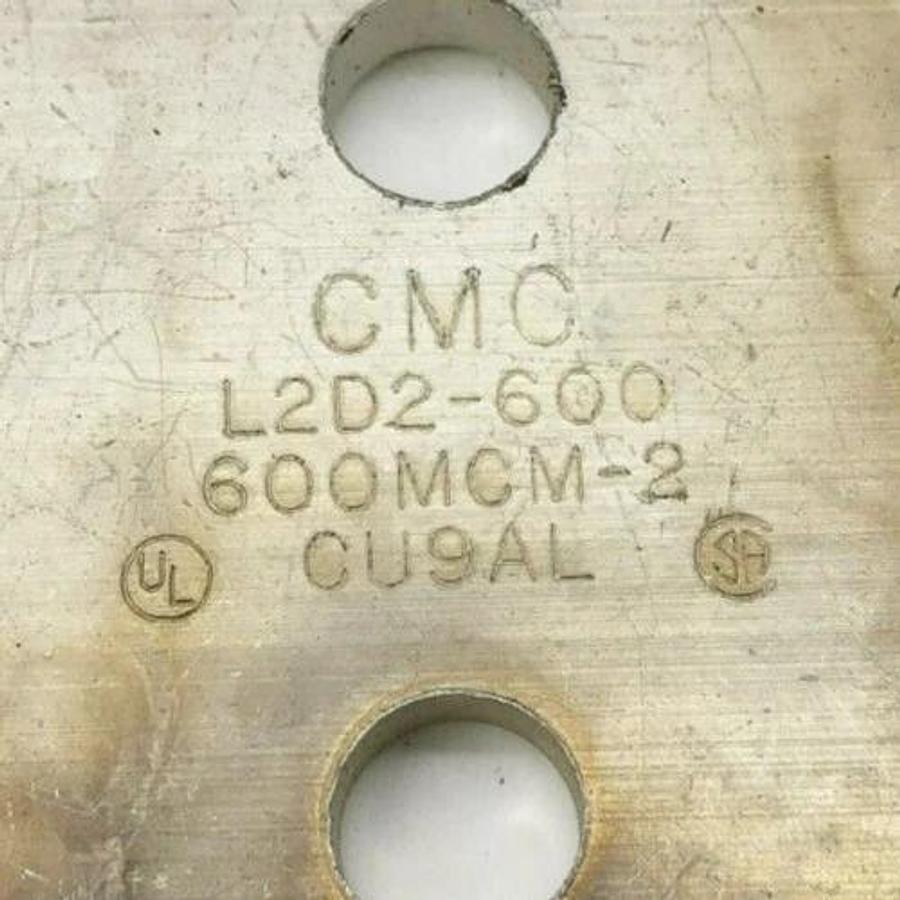 Used CMC L2D2-600 Multi Conductor Aluminum Mechanical Lug 600MCM - 2 AWG