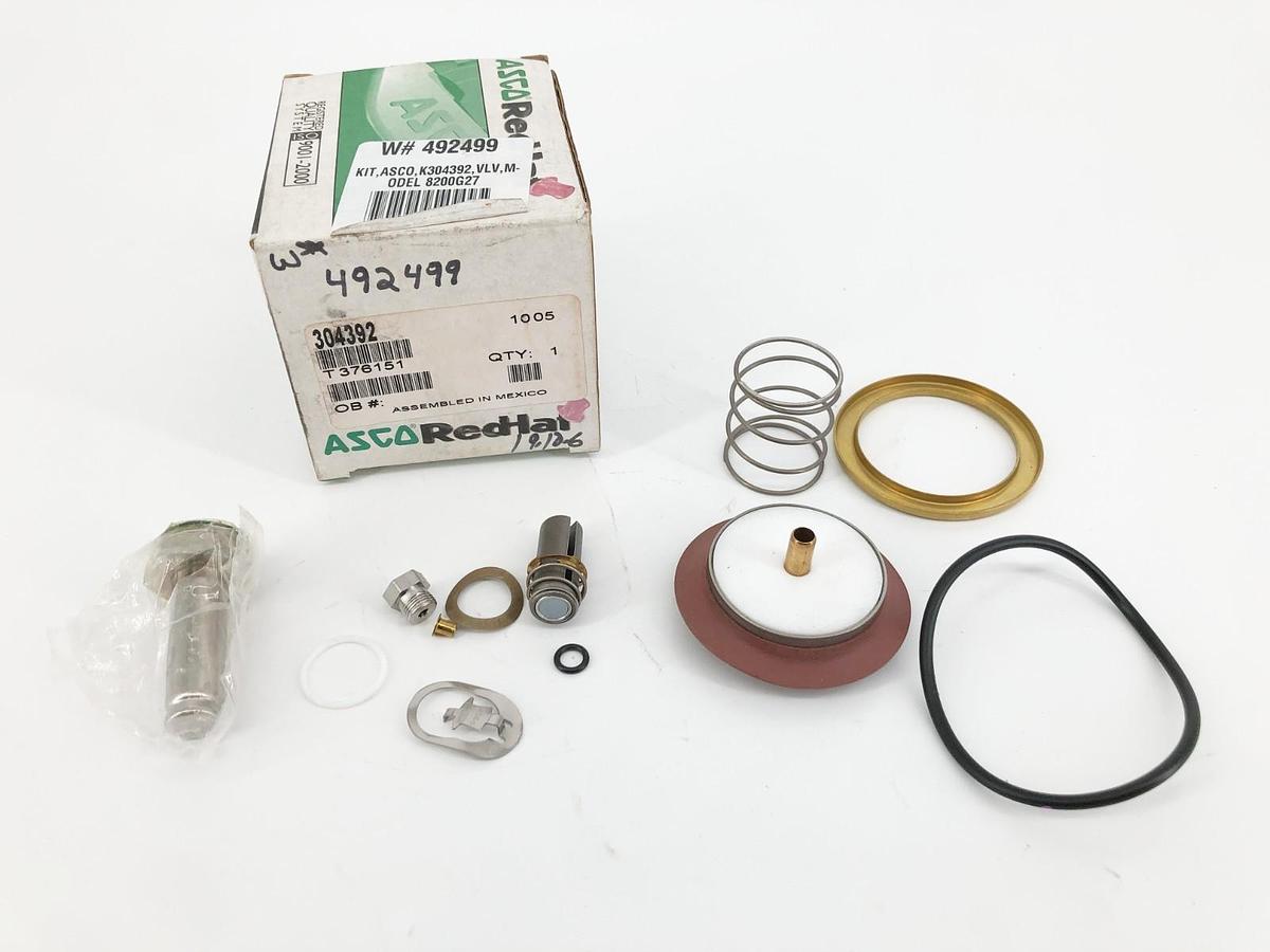 New Asco 304392 Solenoid Rebuild Kit