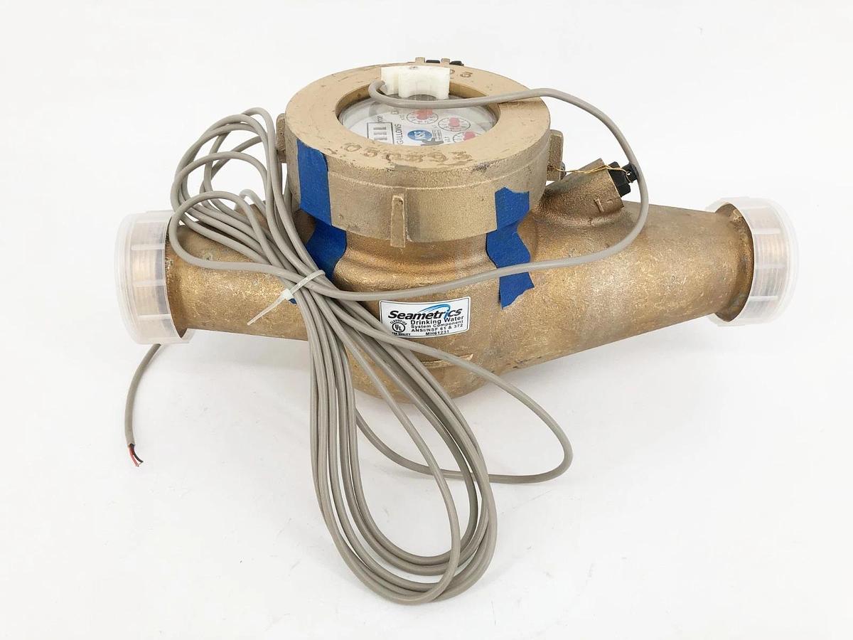 New SeaMetrics MJNR-150-100G Flow Meter 1-1/2" (Minor Cosmetic Damage)