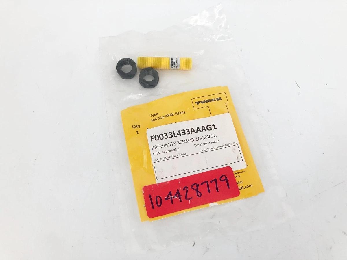 New Turck NI4-S12-AP6X-H1141 Inductive Proximity Sensor 10-30VDC 4652200