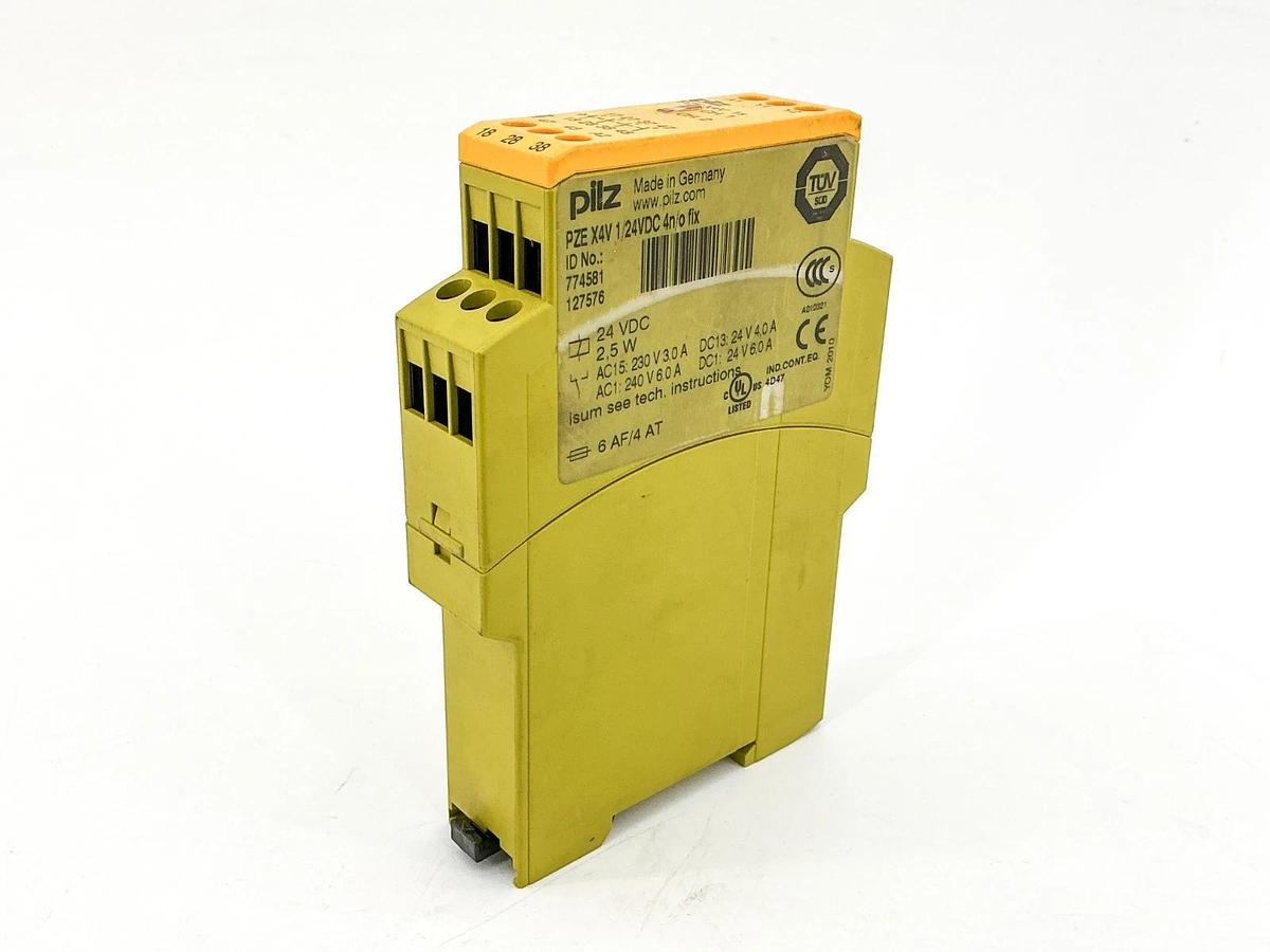 New Pilz PZEX4V1 Safety Relay 24V 2.5W PZEX4V1/24VDC4n/o FIX 774581 - No Box