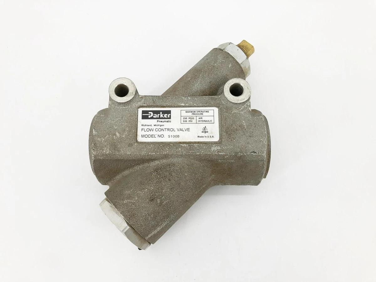 New Parker S100B Flow Control Valve 1" 250 PSI