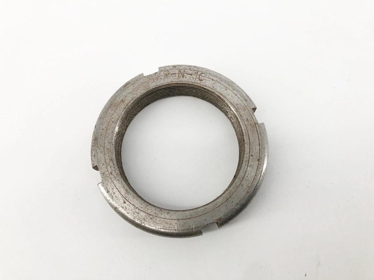 Lot of 2 New SKF N-10 Lock Nuts 1.967-18 Thread 2-11/16" OD Steel - No Box