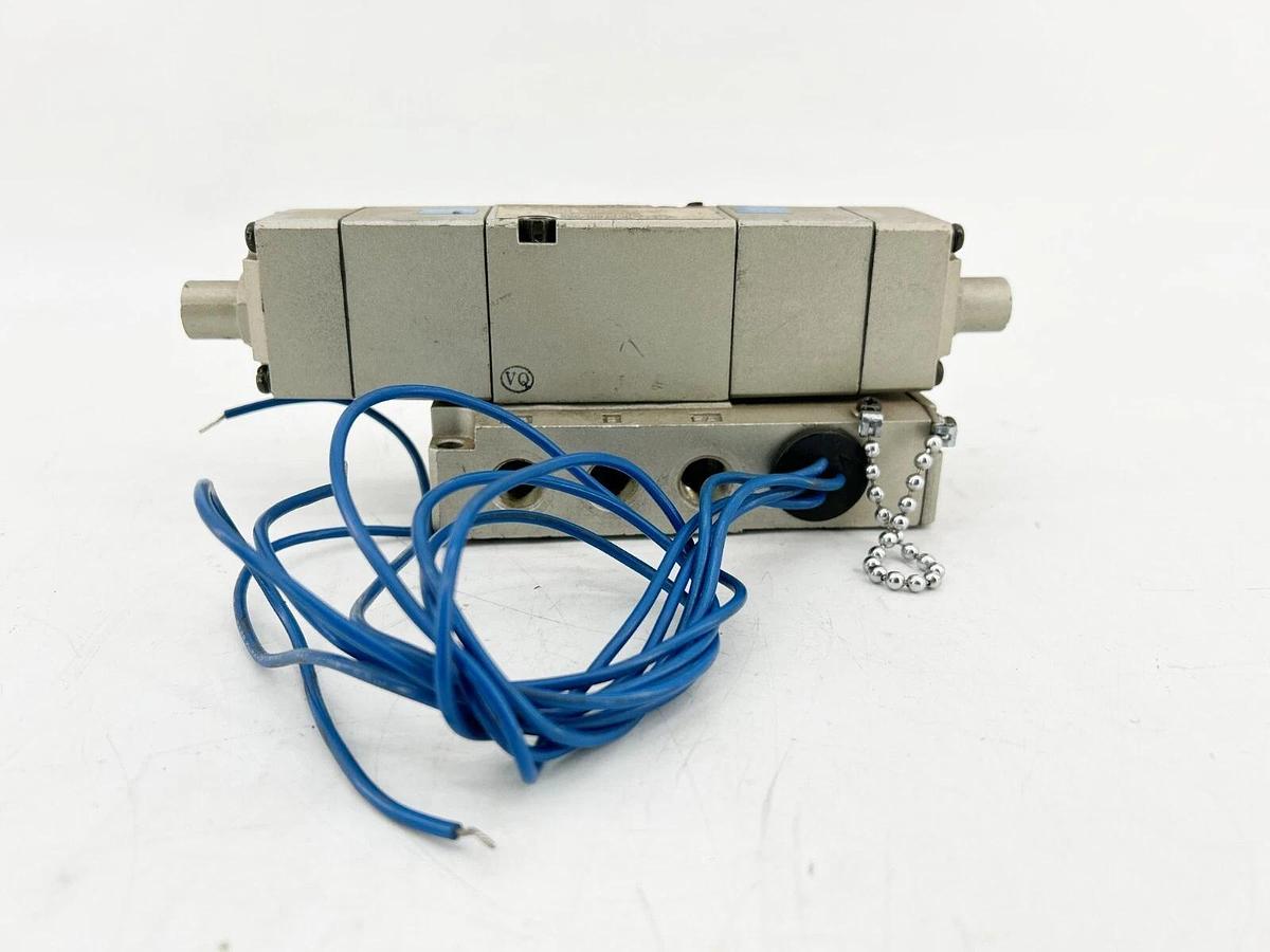 Used SMC NVS4214-0009J Solenoid Valve 100-120VAC 50/60Hz Double Solenoid Series N