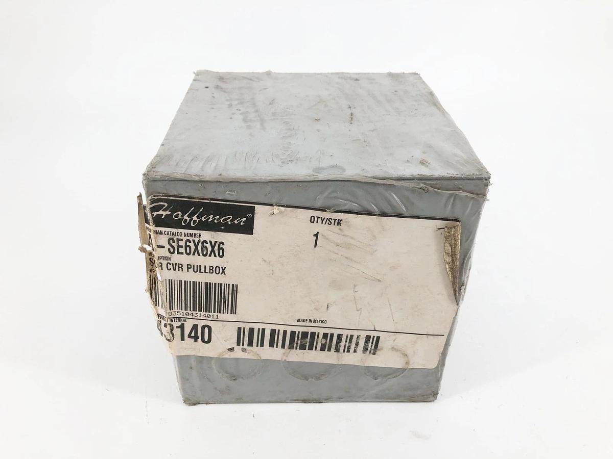 New Hoffman A-SE6X6X6 Screw Cover Pull Box 43140 - No Box