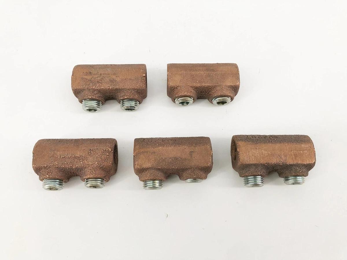 Box of 5 New Thomas & Betts 32509 2-Way Connectors #1-2/0 AWG 7TAH006040R0097