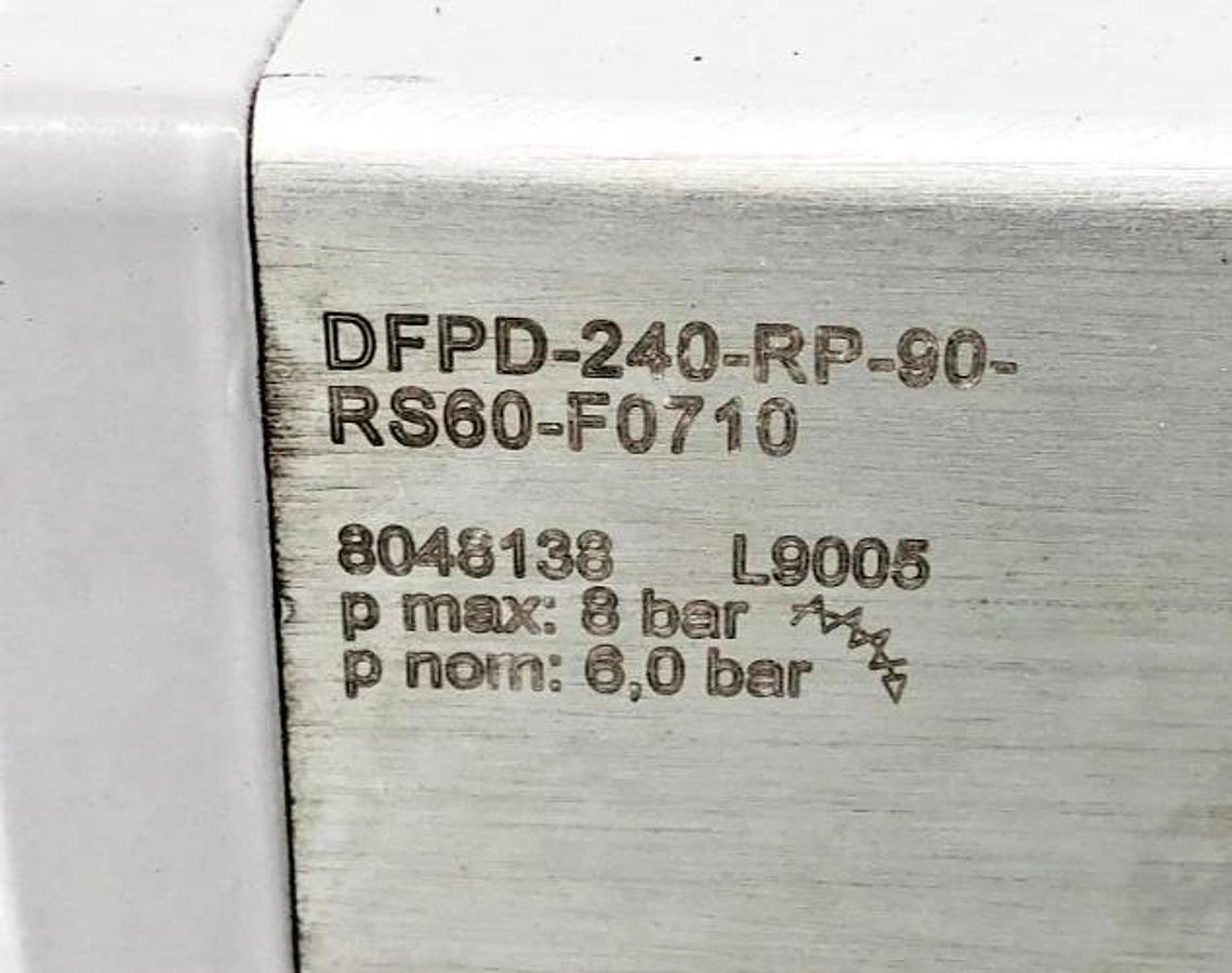 New Festo DFPD-240-RP-90-RS60-F0710 Semi-Rotary Drive 8 bar 8048138 - No Box