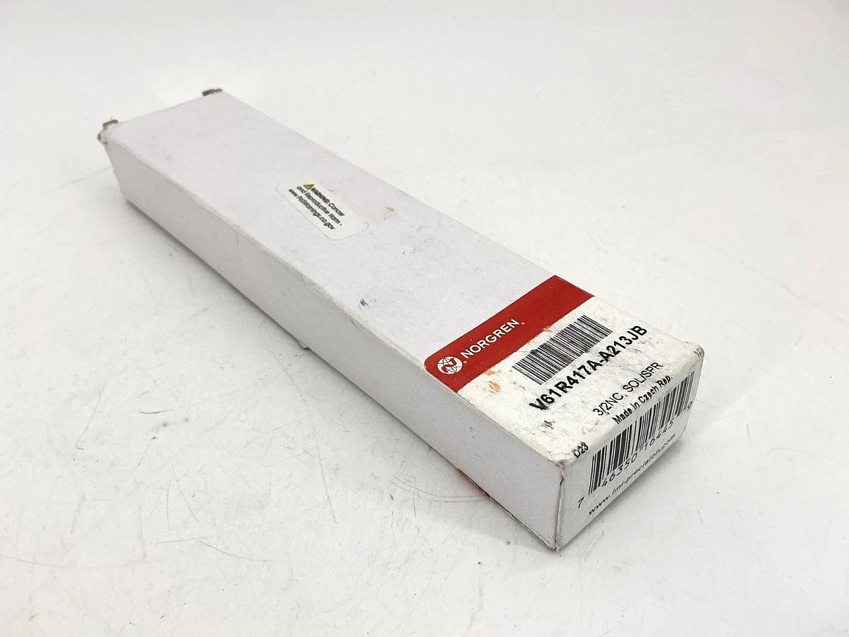 New Norgren V61R417A-A213JB Solenoid Valve 3/2NC 14-122°F 145PSIG Coil-24VDC