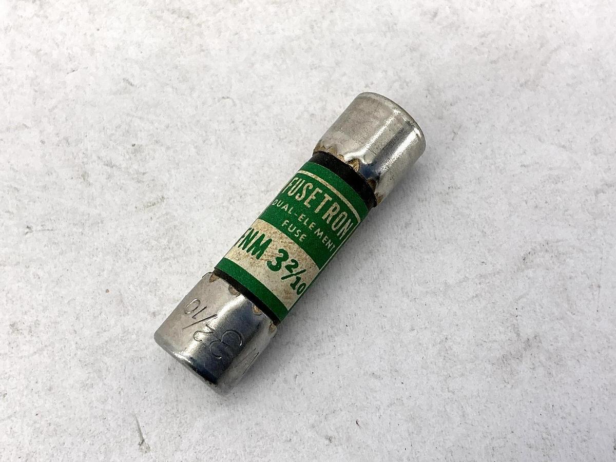 Lot of 7 New Bussmann FNM-3-2/10 Fusetron Dual-Element Fuse 3-2/10A 250V