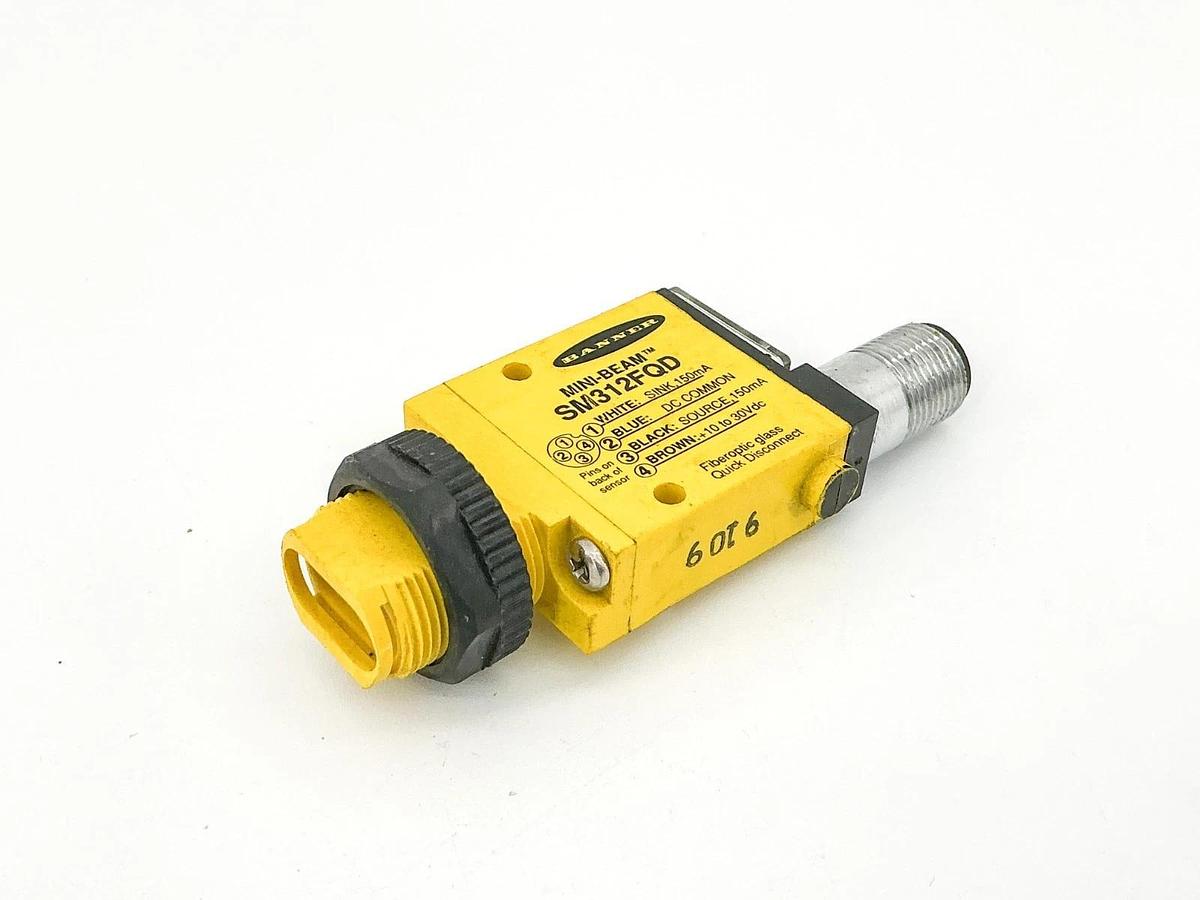 New Banner SM312FQD Mini-Beam Photoelectric Sensor 10-30VDC 150mA - No Box