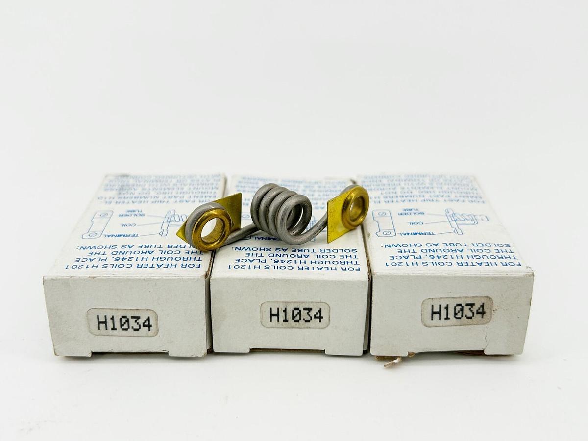 New Lot of 3 Eaton H1034 Heating Element Overload Relay Type H