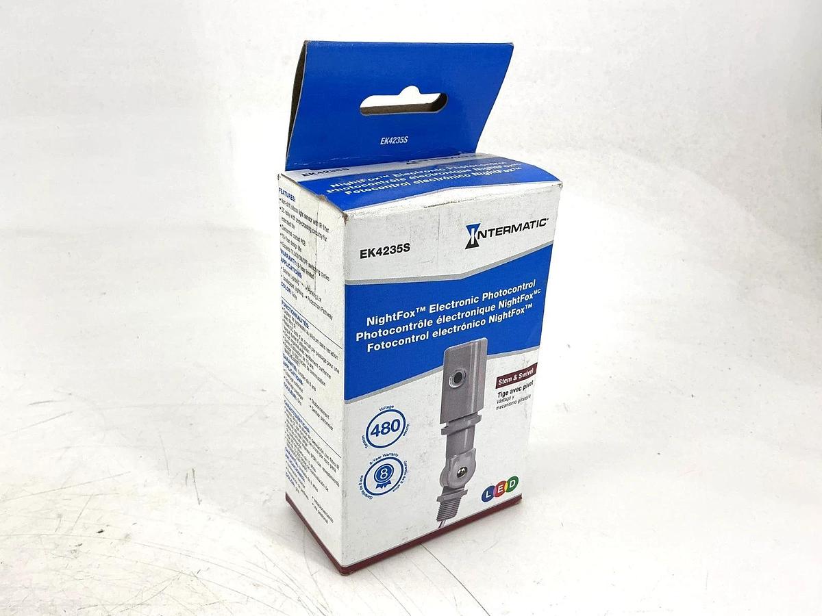 Used New Sealed Intermatic EK4235S NightFox Electronic Photocontrol Swivel Mount 480V