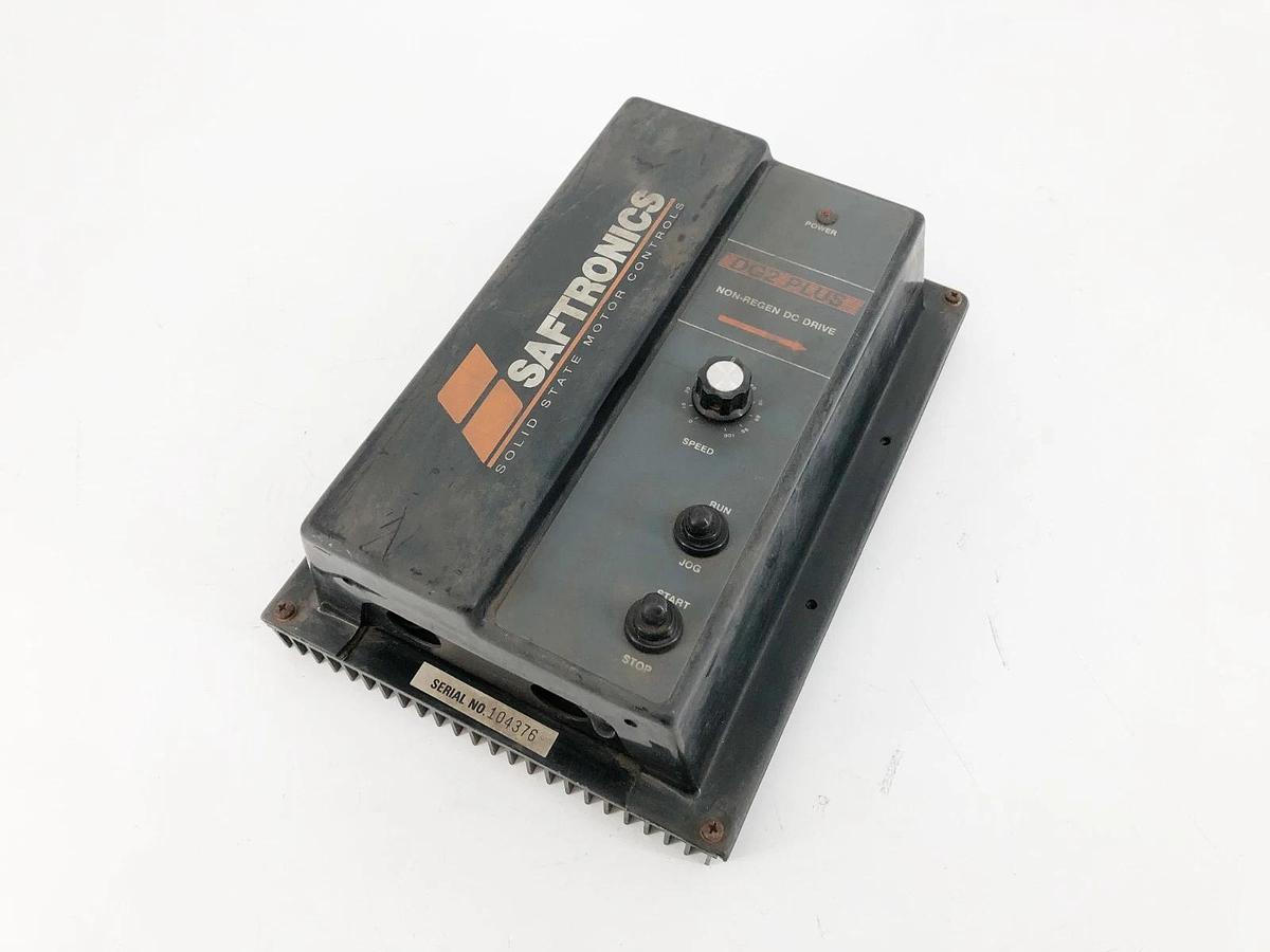 Used Saftronics DG2P10E Non-Regenerative DC Drive 120/240VAC Input 0-90VDC 2HP Out