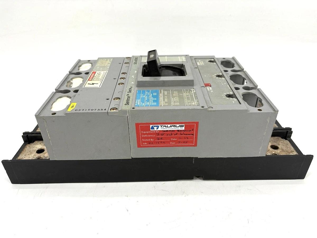 Used Siemens LMD63B800 Circuit Breaker 800A 600V 3P LMD63F800 w/800A Trip Unit