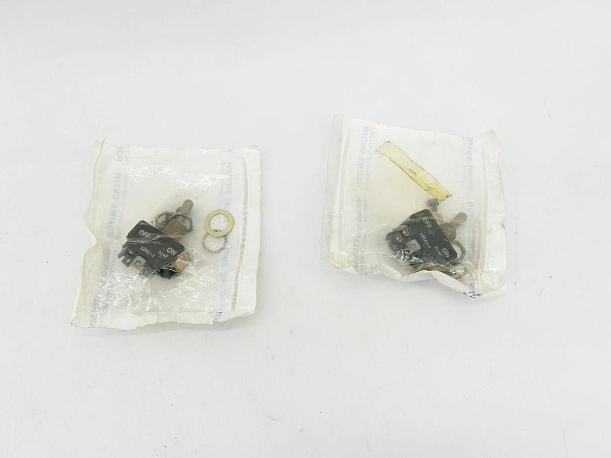 Lot of 2 New Honeywell Micro Switch 12TS1-2 Toggle Switches, 15A 125/250/277 VAC