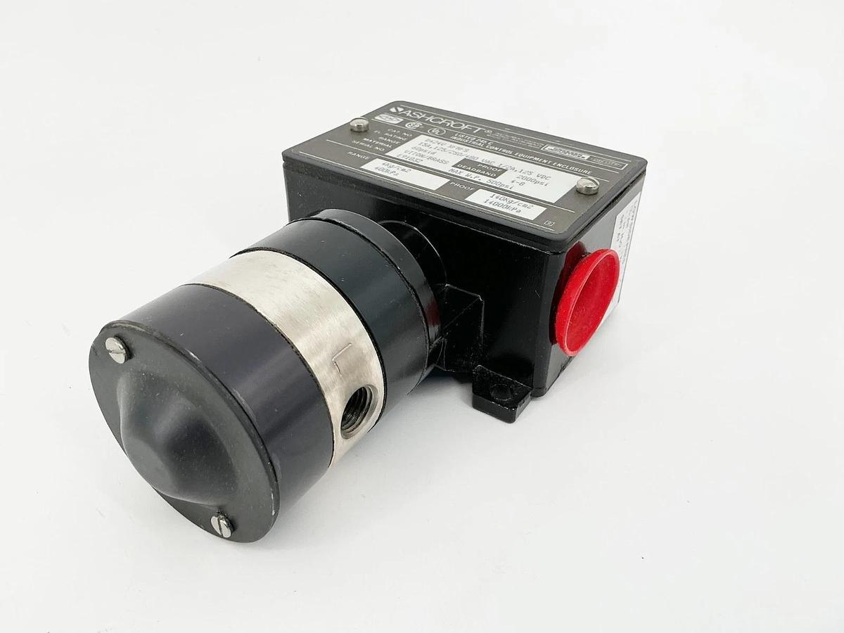 New Ashcroft D424V XFMFS Pressure Switch 15A 480V 60-2000PSI 4Kg/cm2 400kPa