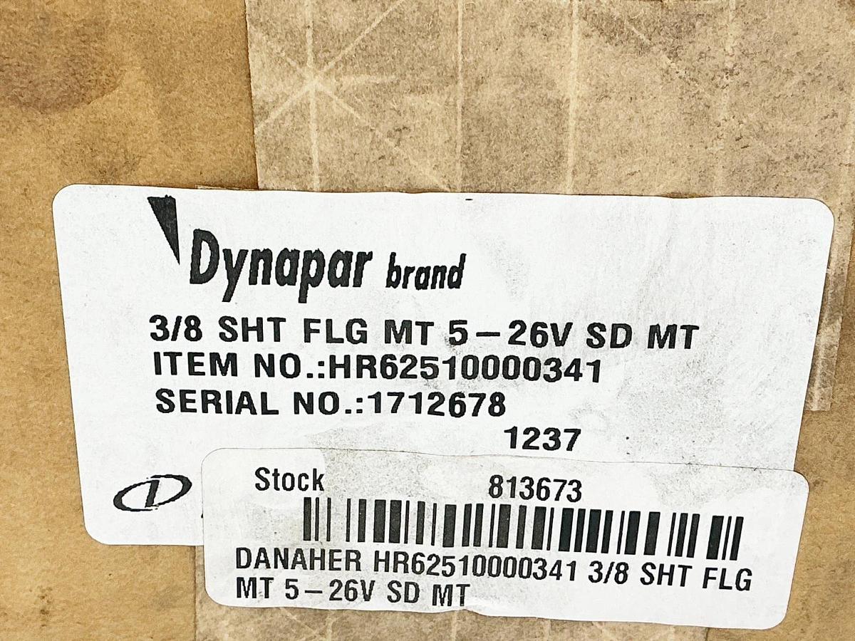 New Dynapar HR62510000341 Shaft Encoder 3/8"SHT 5-26V