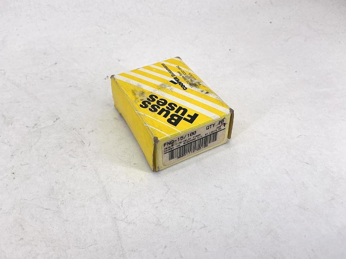 Lot of 7 New Bussmann FNQ-15/100 TRON Time-Delay Fuse 15/100A 500V