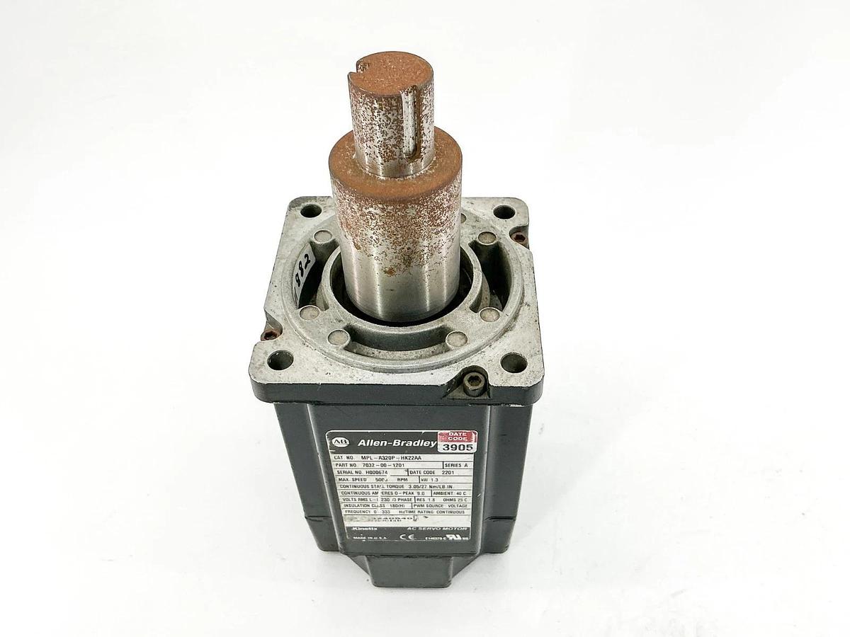 New Allen Bradley MPL-A320P-HK22AA Servo Motor 5000RPM 230V 3PH 1.3KW Ser.A