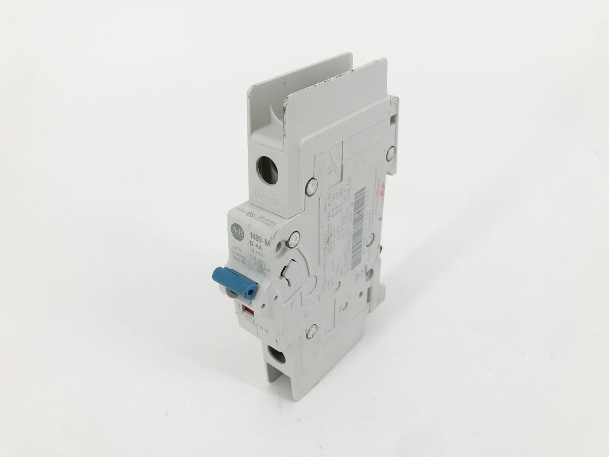 New Allen Bradley 1489-M1D040 Ser. D Circuit Breaker 4A 277VAC 1 Pole - No Box