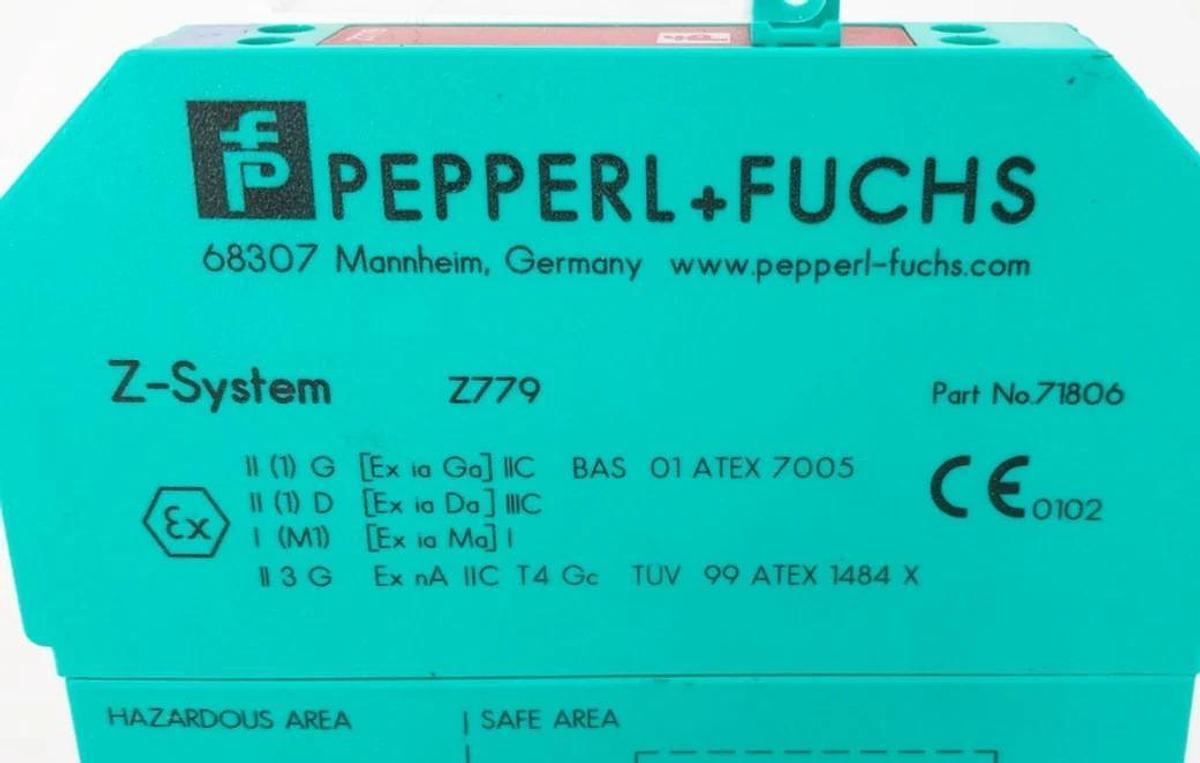New Pepperl + Fuchs Z779 Two Channel Zener Barrier 71806 - No Box