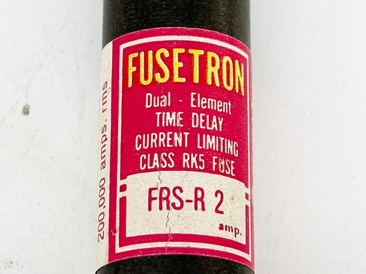 New Lot of 3 Bussmann FRS-R-2 Dual Element TIme Delay Fuse 2A 600V