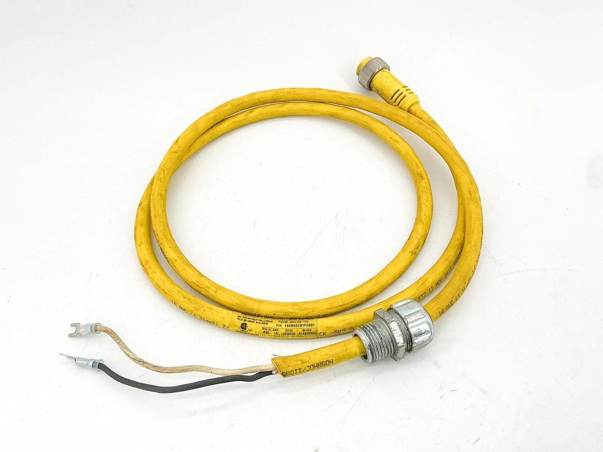 Used Lot of 2Woodhead 102002C01F0601 Cordset 2P 600V 13A