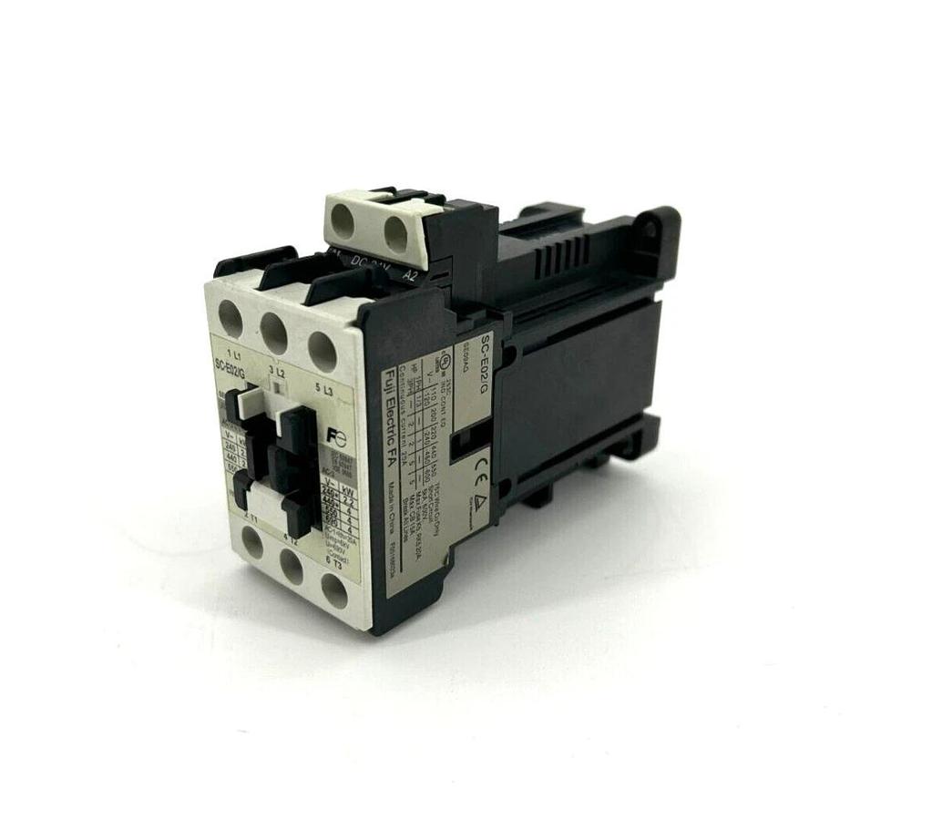 New Fuji Electric SC-E02/G Contactor 24VDC Coil