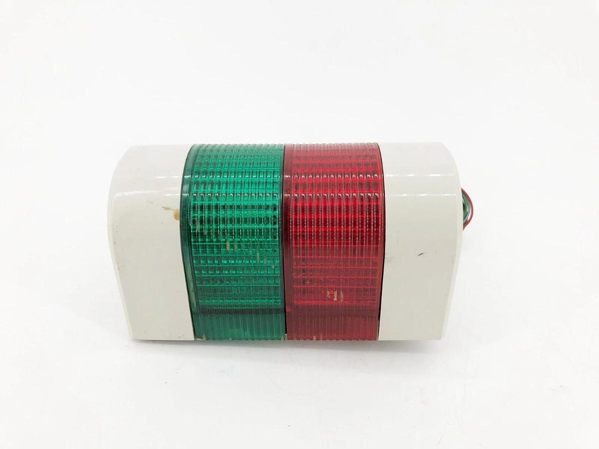 Used Patlite WME-202A-GR Light Tower 24VAC/DC Green/ Red