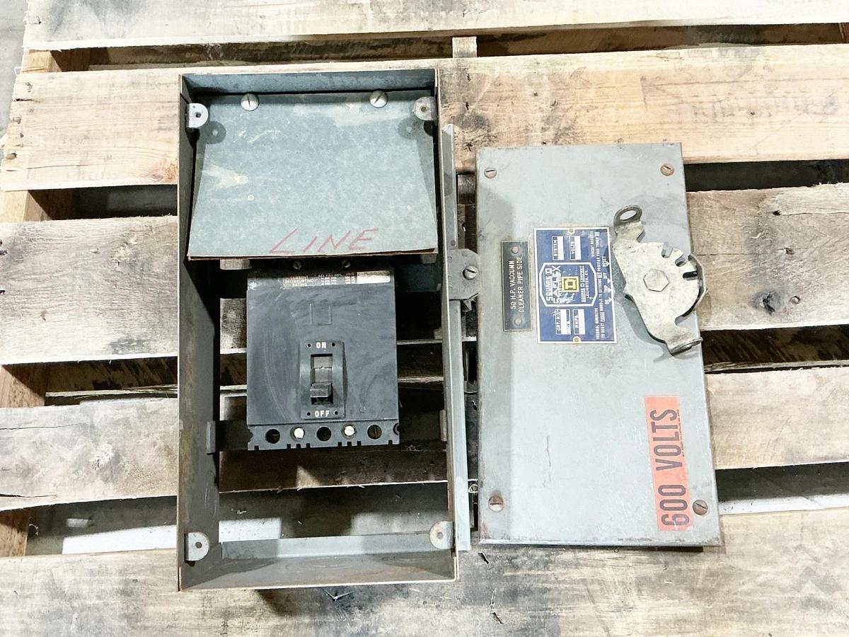 Used Square D SD75716 Circuit Breaker 100A 600V 3P 50HP