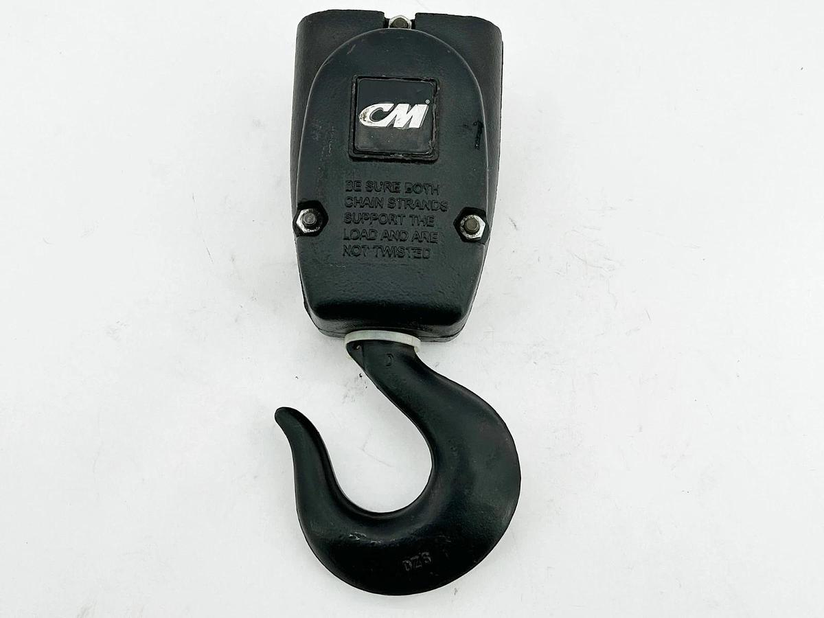 New Columbus McKinnon Lower Hook Block V2 Assy Black W/O Clip - No Box