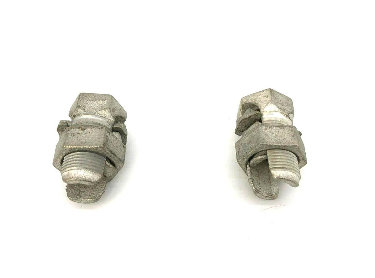 Lot of 2 New Penn-Union SW-9A Split Bolt Connectors, 4-3/0 AWG, CU 6SOL-3/0STR