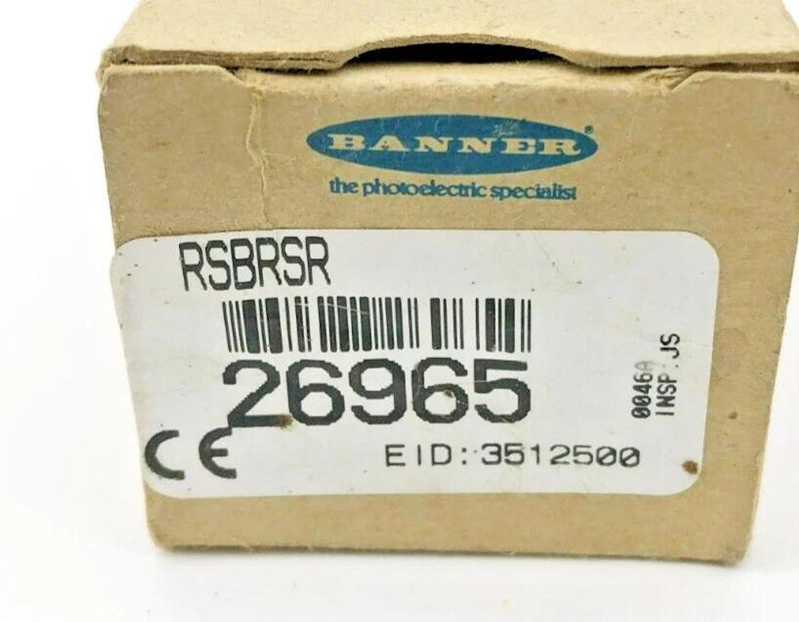 New Banner Engineering RSBRSR Maxi-Beam Receiver Head 4.5M Range 26965