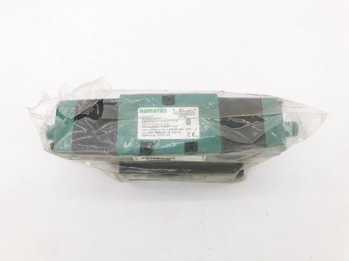 New Numatics 555SS431K046T30 Solenoid Valve 120V 554SS400K046T30 - No Box