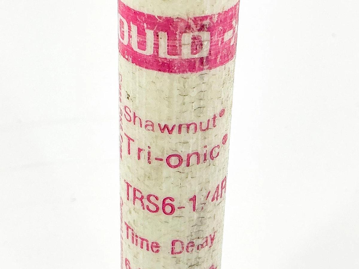 New Lot of 5 Gould TRS6-1/4R Time Delay Fuse 6-1/4A 600V Class RK5 - No Box
