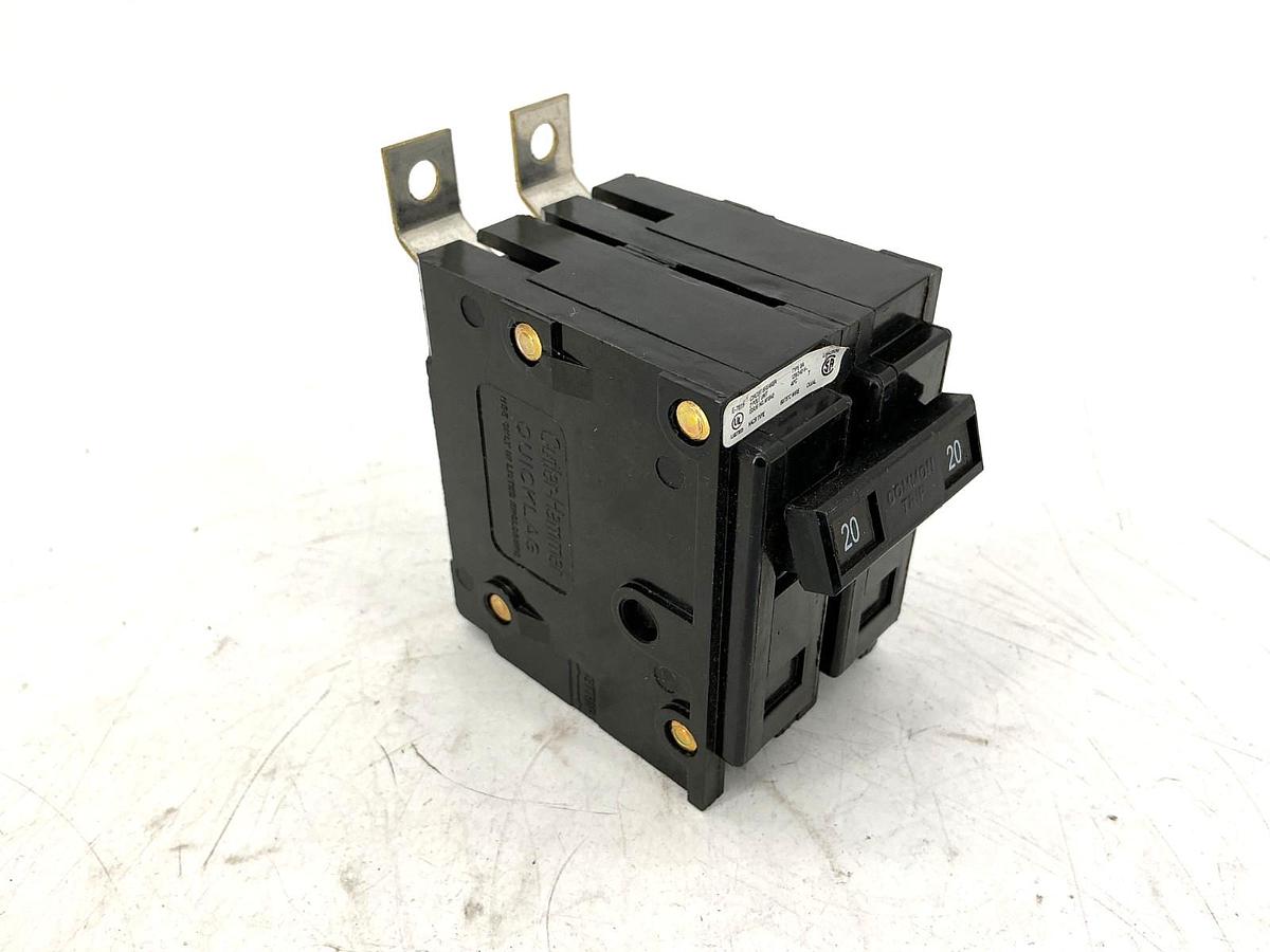 Used Cutler-Hammer BA220 Circuit Breaker Type BA 2-Pole 20A 120/240V