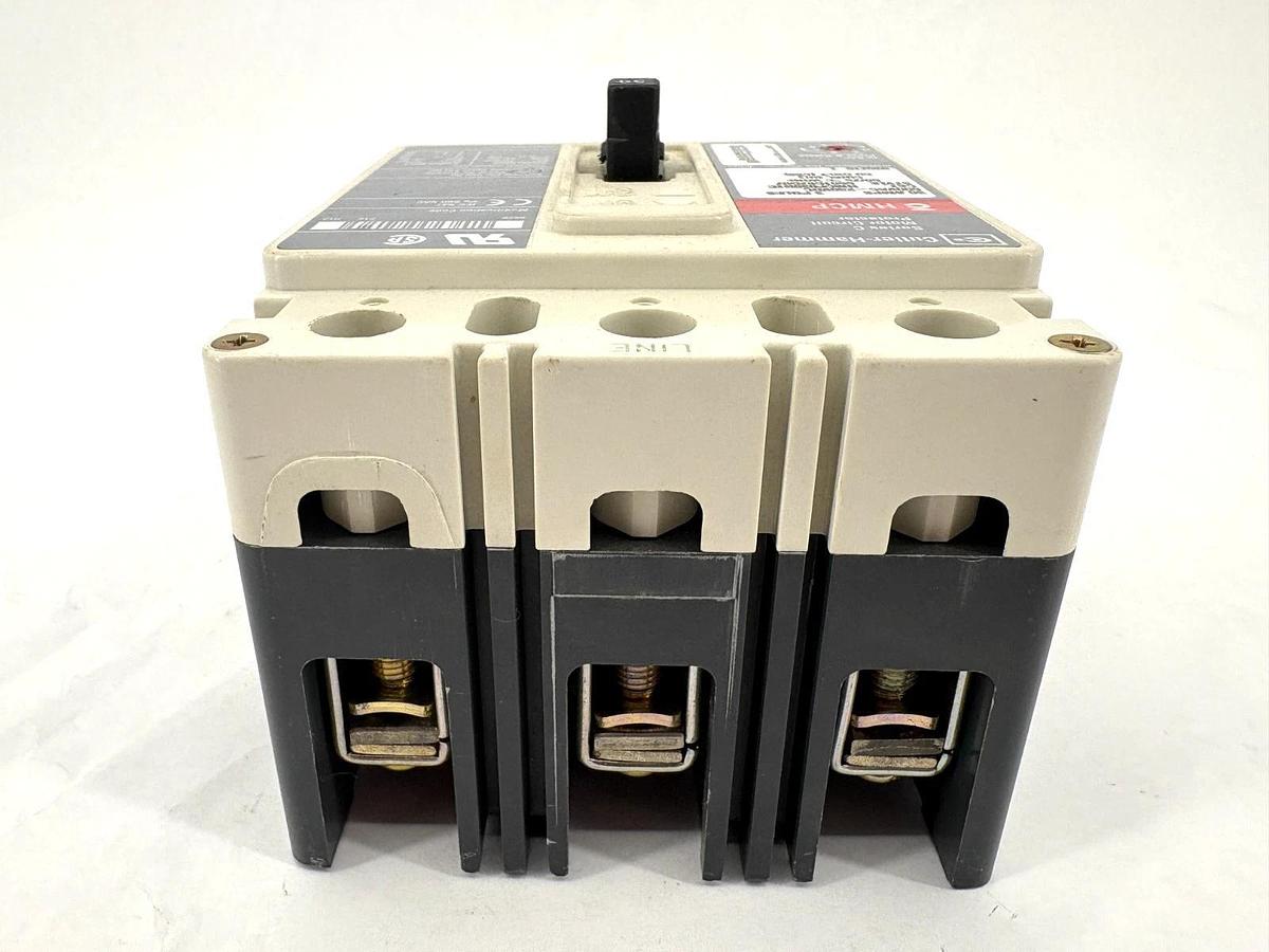 Used Cutler-Hammer HMCP030H1C 30A Circuit Breaker 3-Pole 600VAC 250VDC