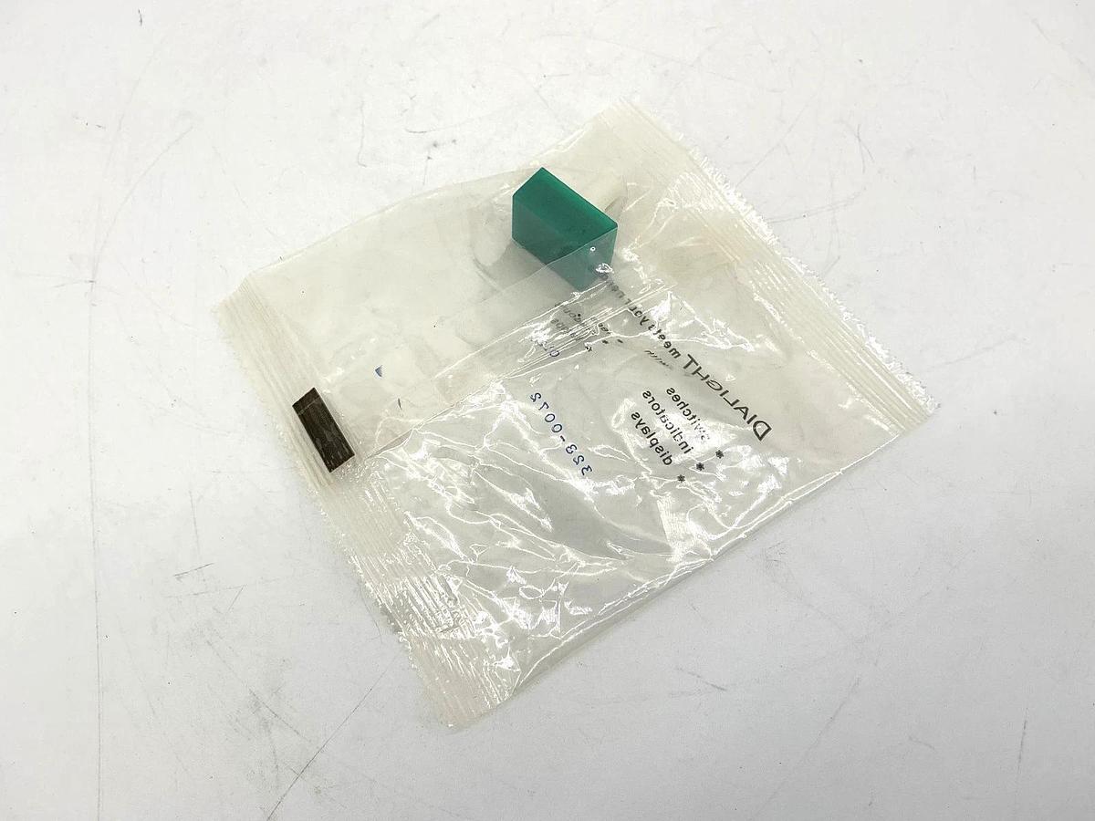 Lot of 2 New Dialight 328-0072 Illuminated Switch/Pushbutton Cap Rectangle Green