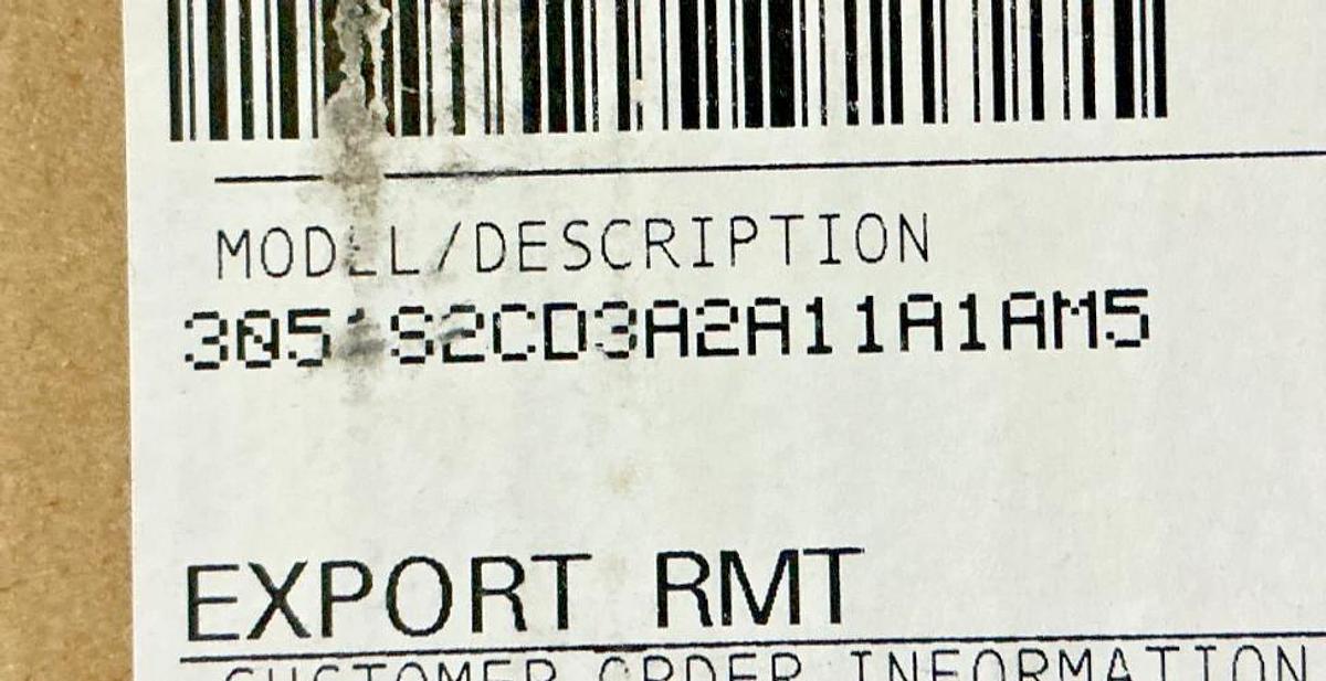 New Emerson Rosemount 3051S2CD3A2A11A1AM5 Pressure Transmitter MWP- 3626PSI