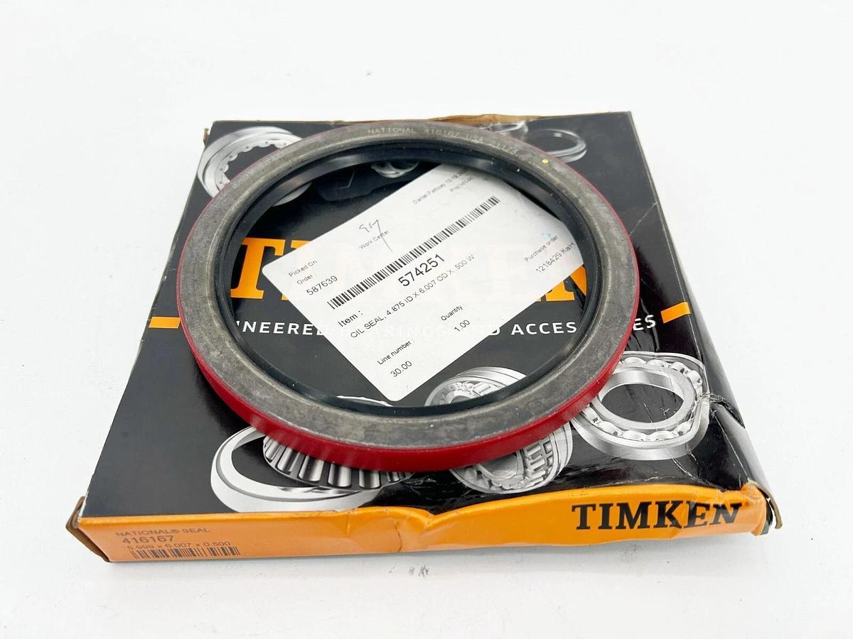 New Timken 416167 Oil Seal 5.999X6.007X0.500