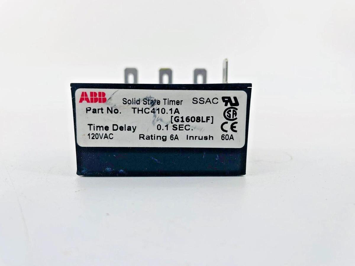 Used ABB THC410.1A Solid State Timer 120V 0.1 Sec Delay