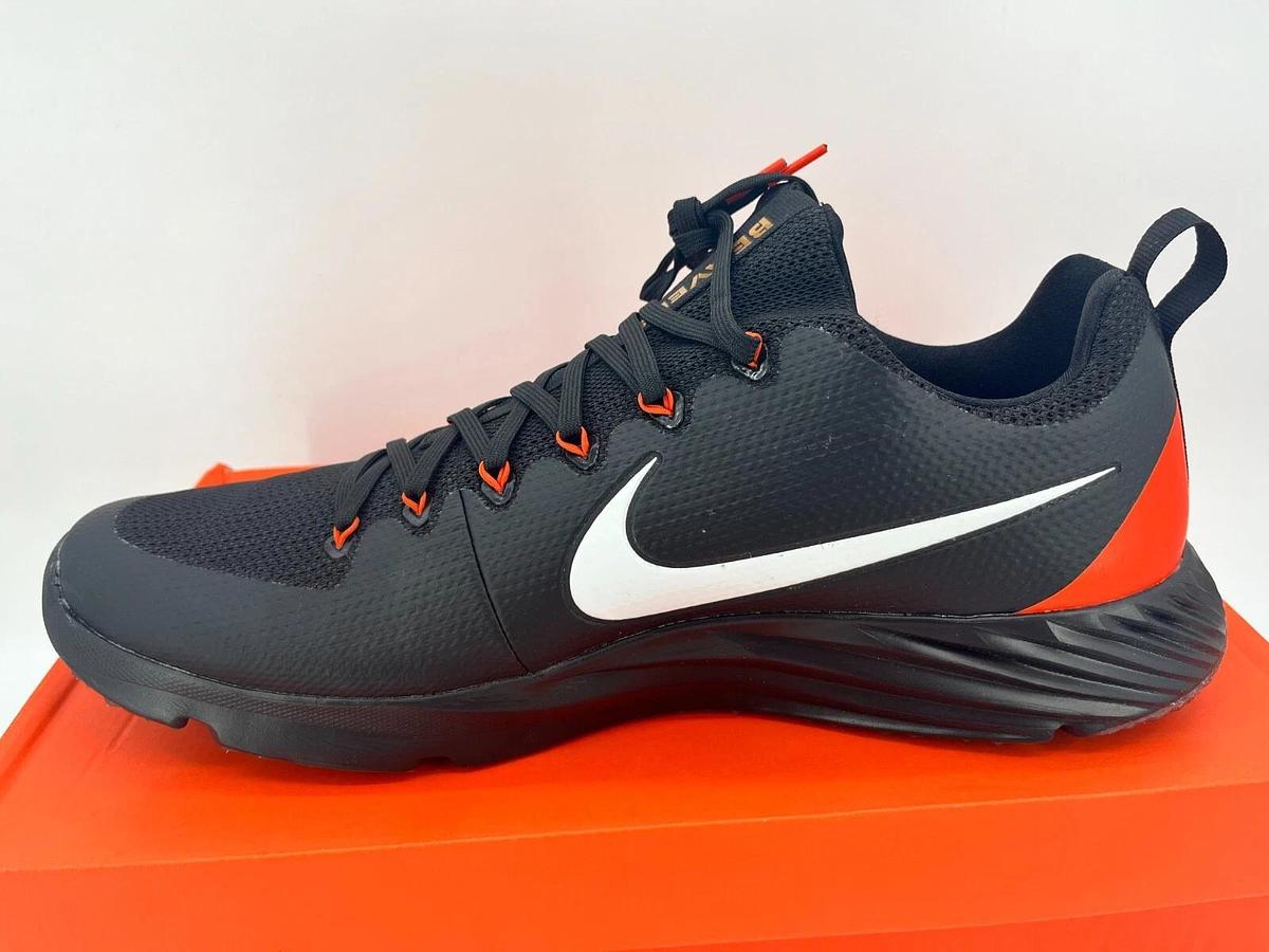 Nike Vapor Speed Turf Black/Orange Size 16 OSU Beavers Promo Sample Cleats