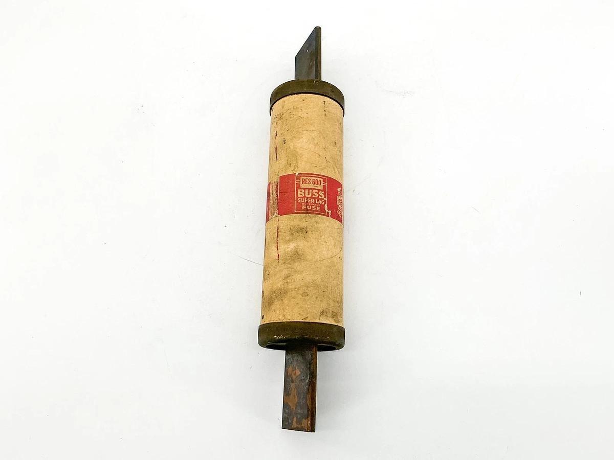 Used Bussmann RES-600 Super Lag Renewable Fuse 600A 600V - No Box