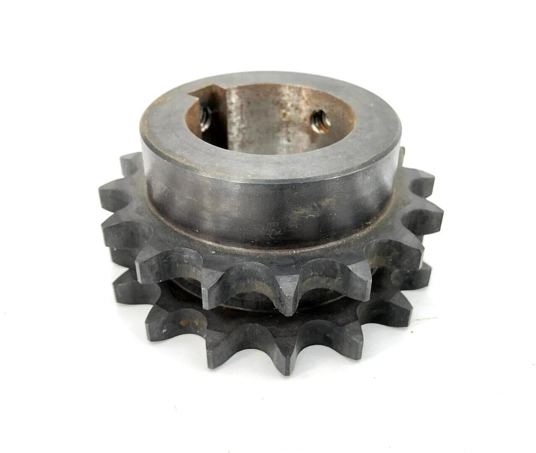 New Martin D50B16H Double Roller Chain Sprocket 1-5/8" Bore