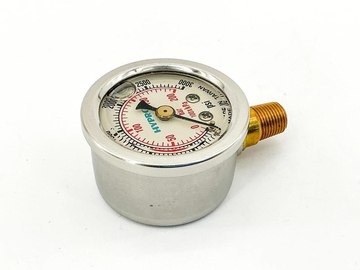 New Hypro 15400FG01L3000 Pressure Gauge 0-3000 PSI 1.5" 11/8NPT