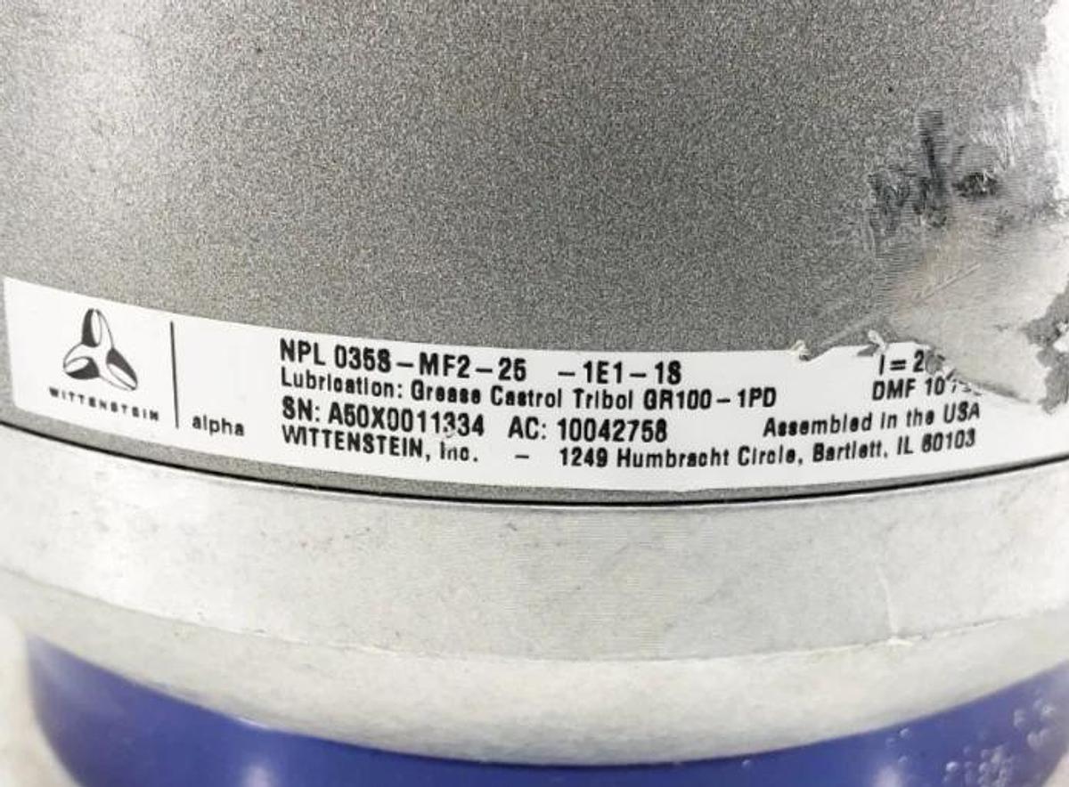 New Wittenstein NPL 035S-MF2-25-1E1-1S Planetary Gearhead 25:1 - No Box