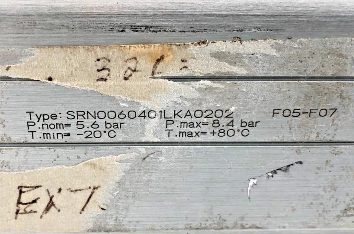 Used Assured Automation SRN0060401LKA0202 Actuator 8.4 bar