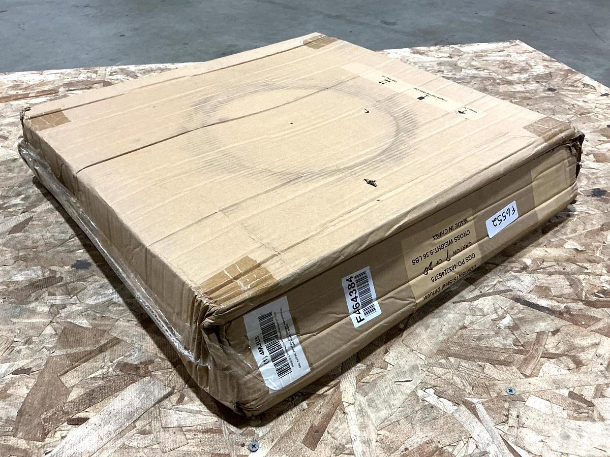 New Grainger 4MJU5 Steel Diffuser 23-3/4"x23-3/4"x12" Duct: 12" White