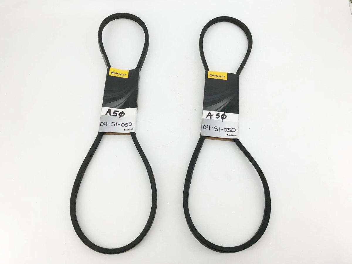Lot of 2 New Continental A50 HY-T Plus V-Belts 4L520 - No Box