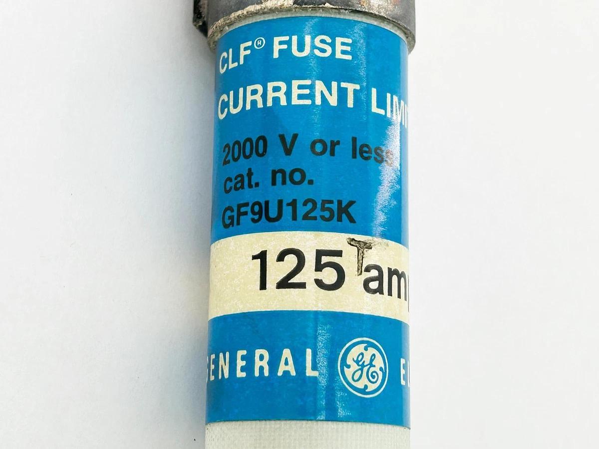 New General Electric GF9U125K Current Limiting Fuse 125A 2000V CLF
